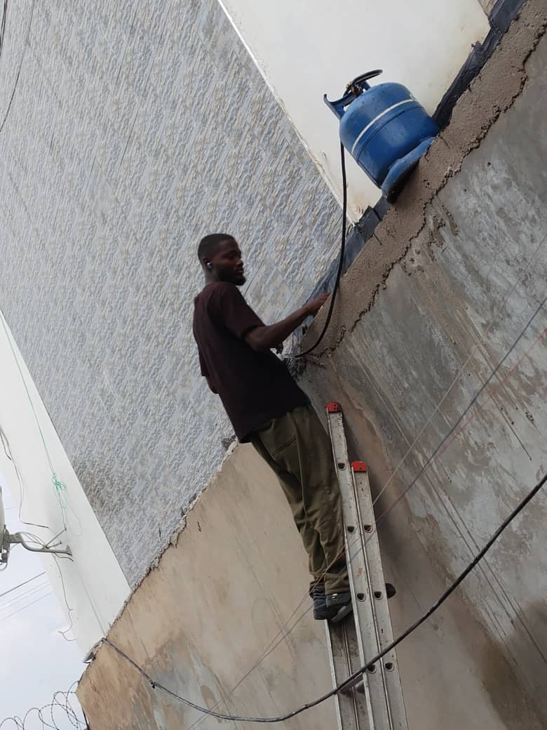 Chantier d'étanchéité professionnel — Kinshasa RDC