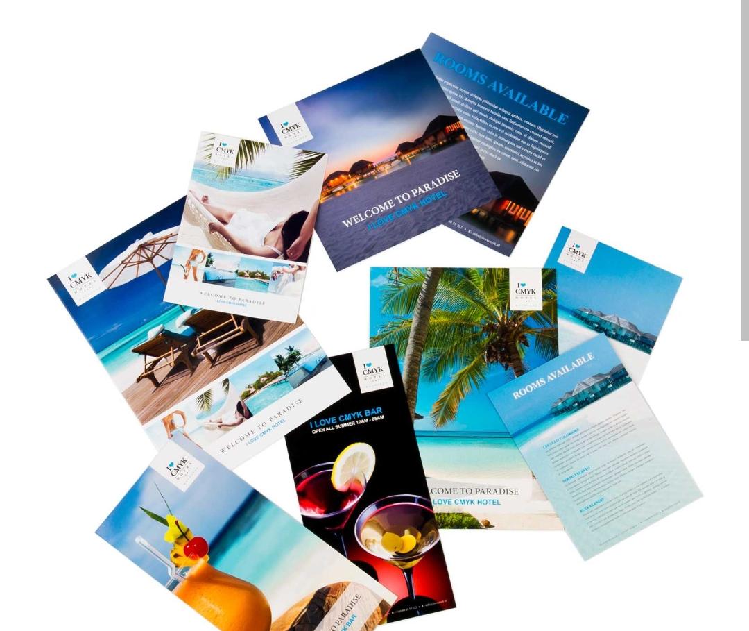 Flyers et brochures imprimés — Service imprimerie Kinshasa