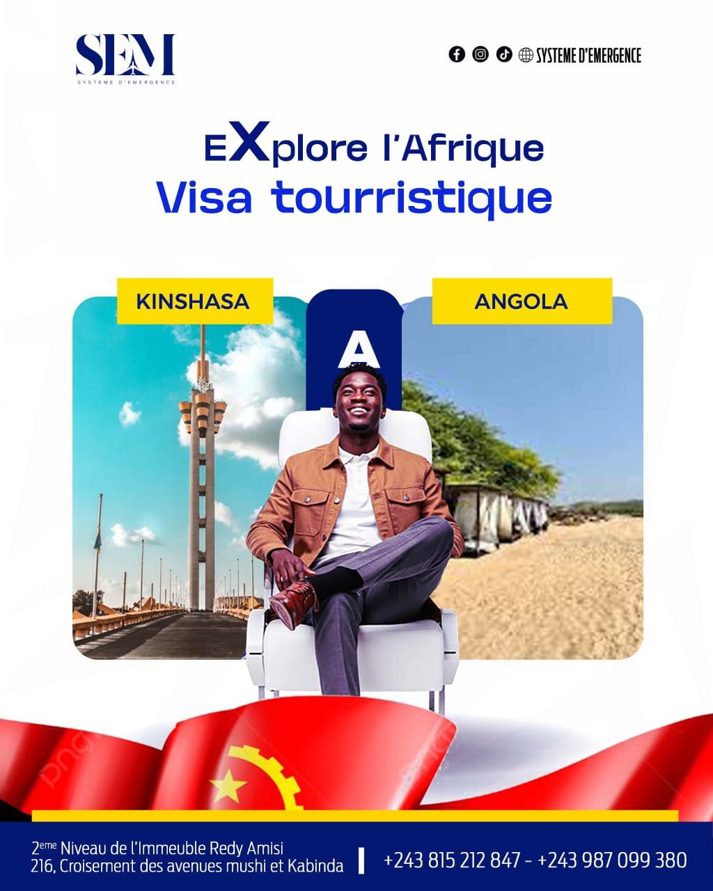 Visa touristique Angola